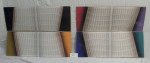 Series of Four - Paper Casting - 12x30 each